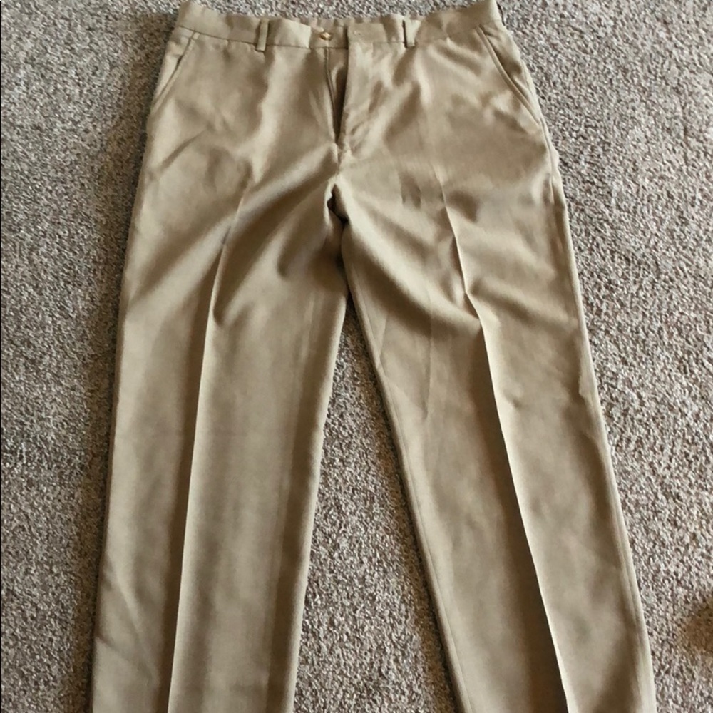 Men’s light brown slacks